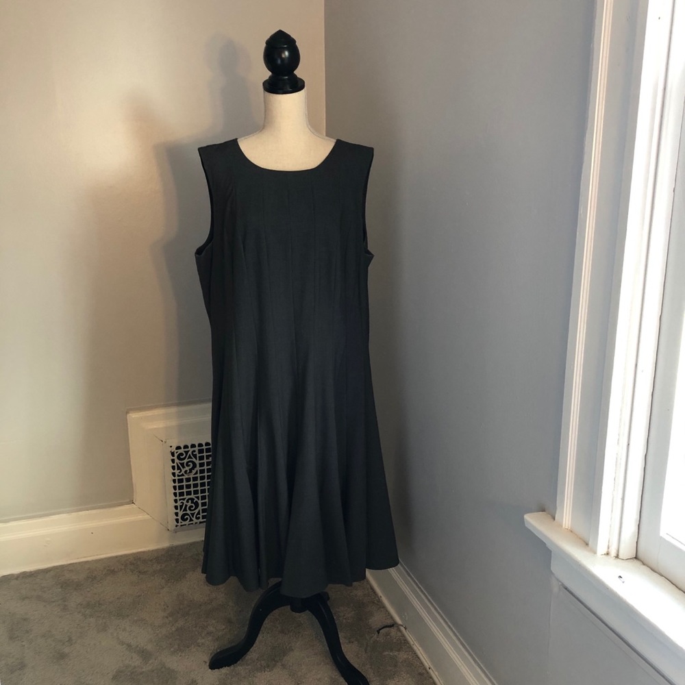 Calvin Klein Plus Size Grey Fit & Flare Dress 20W